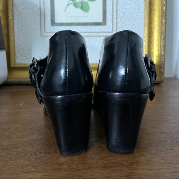 Tibi Black Croc Embossed Buckle Billie Bootie Womens Size 35 / US 5 - Picture 2 of 11